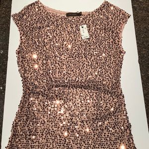 The Limited Sequins Top | Med